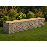 thumbnail of Gavión decorativo metálico galvanizado 200x50x100 cm para jardín exterior 1600 kg