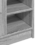 thumbnail of vidaXL Wastafelkast 63x29x55 cm bewerkt hout grijs sonoma eikenkleurig