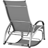 thumbnail of tectake Ligbed Avignon, 2in1 functie, verstelbare rugleuning - antraciet - 405816