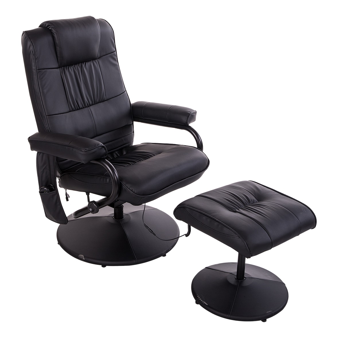 HOMCOM - Massagesessel - 77B x 84T x 95H cm - schwarz