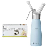 thumbnail of Sahnespender, HENDI, 0,5L, Pastellblau / hellblau + 24 Sahnekapseln (N2O)