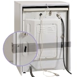 thumbnail of Mobile armadio coprilavatrice a serrandina in plastica resina L67xP59xH91cm Garofalo