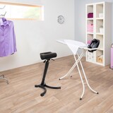 thumbnail of Taburete / silla de trabajo TOP WORK 33 PU negro espuma armazón métalico hjh OFFICE