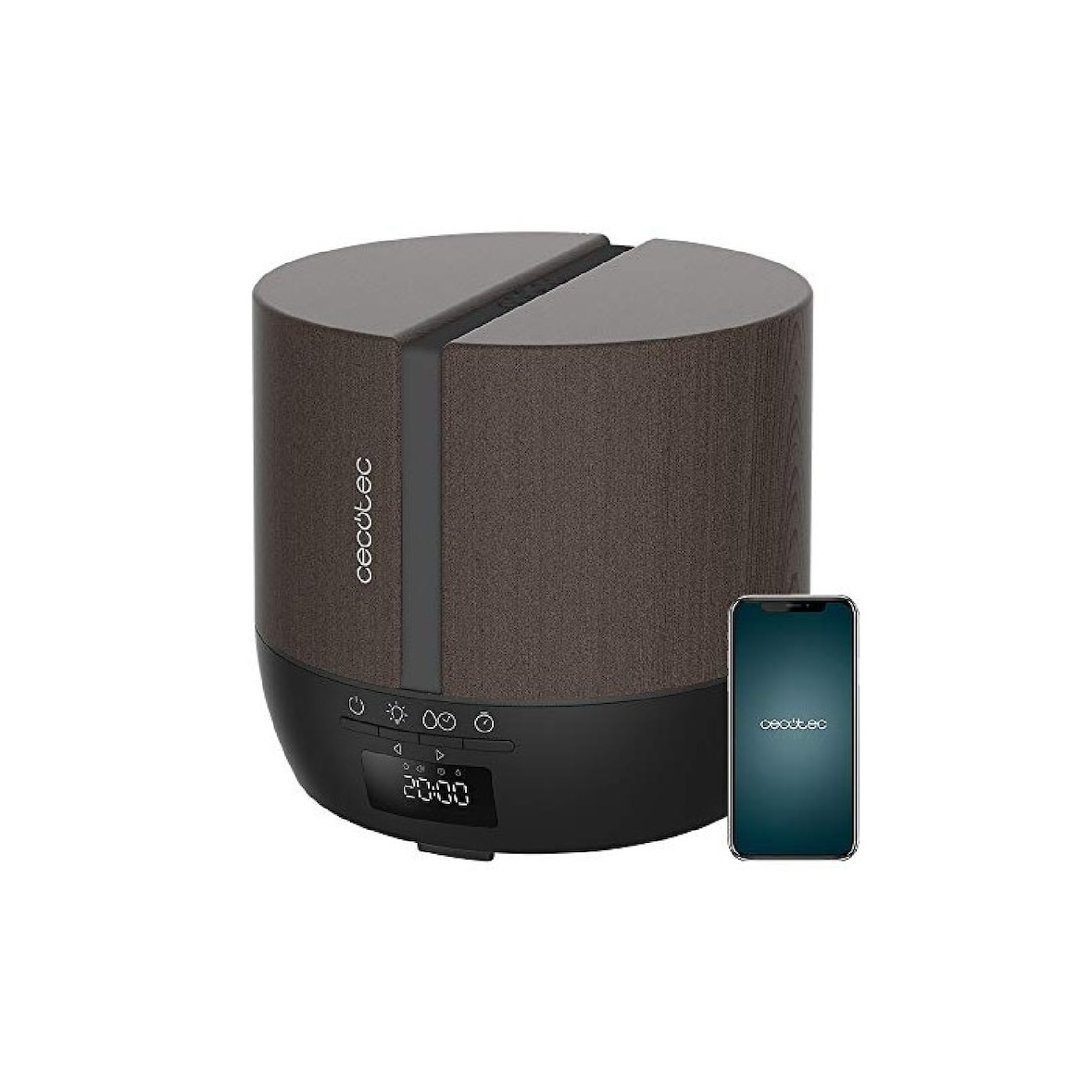 Cecotec Difusor de aromas PureAroma 550 Connected Black Woody