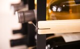 thumbnail of PROREGAL Modulares Weinregal VINOTECA MOD METAL | HxBxT 52,5x12,5x24,5cm | 1x5 Flaschen | Massives Kiefernholz | Natur | Flaschenregal