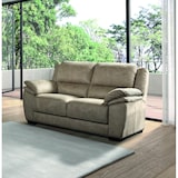 thumbnail of Canapé fixe 2 places en tissu beige Kilie