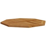 thumbnail of vidaXL Tischplatte 80x80x2,5 cm Achteckig Massivholz Teak