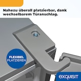 thumbnail of Exquisit Kühl-Gefrierkombination KGC320-95-E-040E inoxlook | 315 l Nutzinhalt | Edelstahloptik
