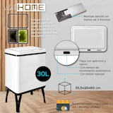 thumbnail of WellHome - Intelligenter Mülleimer 15L+15L in Weiß 35,5x26x60 cm – automatische/manuelle Öffnung