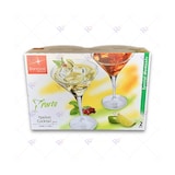 thumbnail of Bormioli Rocco set van 2 cocktailglazen Ypsilon, glas, 24.5 cl