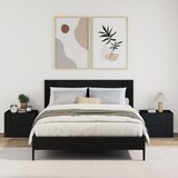 thumbnail of vidaXL Wand-Nachttische 2 Stk. Schwarz 45x30x35 cm