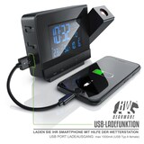 thumbnail of BEARWARE Wetterstation mit Außensensor, Funkwetterstation, Projektionsanzeige DCF-Funkuhr, Wettervorhersage