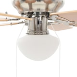 thumbnail of vidaXL Dekorativer Deckenventilator mit Leuchtmittel 82 cm Hellbraun