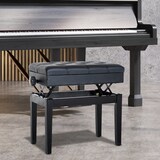 thumbnail of HOMCOM Sgabello per Pianoforte Altezza Regolabile e Vano Portaoggetti