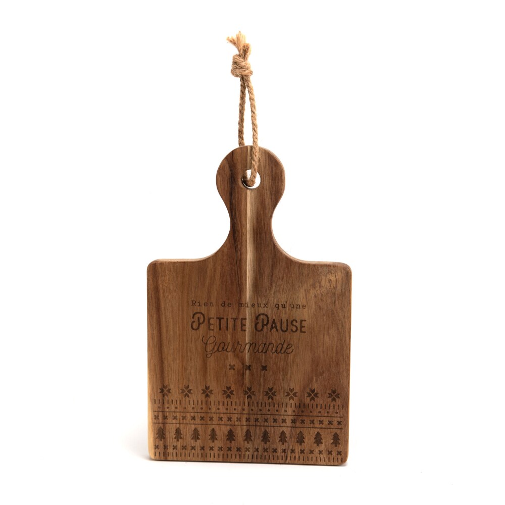 Planche rectangle petite pause -  Marron Rectangulaire Bois Amadeus 18.00x28.00 cm