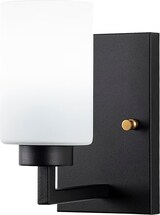 thumbnail of Schwarze Wandleuchte 10x19x23cm WellHome Baikal