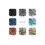 thumbnail of Larson - Luxe geweven blackout gordijn - met haken - 1.5m x 2.5m - Donkergrijs