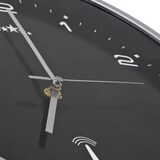 thumbnail of vidaXL Wandklok met quartz uurwerk radiogestuurd 31 cm zwart