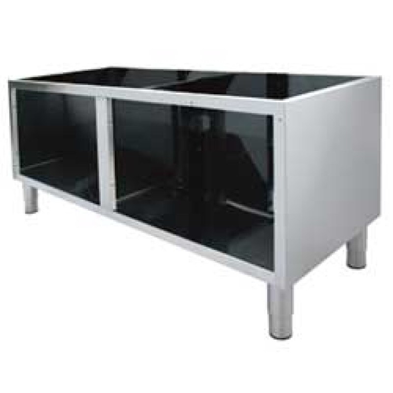 Soubassement ouvert en acier inox - Diamond