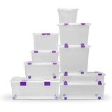 thumbnail of Pack 2 cajas Plástico Almacenaje Grandes Multiusos con Asa y Ruedas - Medidas 585 x 390 x 250 - Capacidad de 42 litros (2)