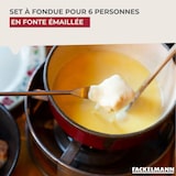 thumbnail of Set à fondue au fromage 2 personnes fonte émaillée Fackelmann