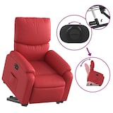 thumbnail of vidaXL Relaxsessel mit Aufstehhilfe Elektrisch Rot Kunstleder