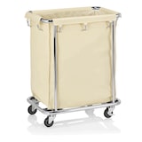 thumbnail of Chariot à Linge Chromé avec 4 Roulettes 65 x 45 x 84 cm - Was Germany