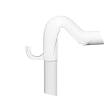 thumbnail of COSTWAY Kledingrek met 3 lades, verrijdbare kapstok met zijhaken en kledingstang, vrijstaand, wit, 46 x 38 x 157 cm