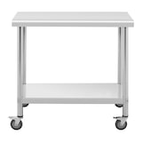 thumbnail of Table Inox 120x70cm - Avec Roulettes  - Equipementpro
