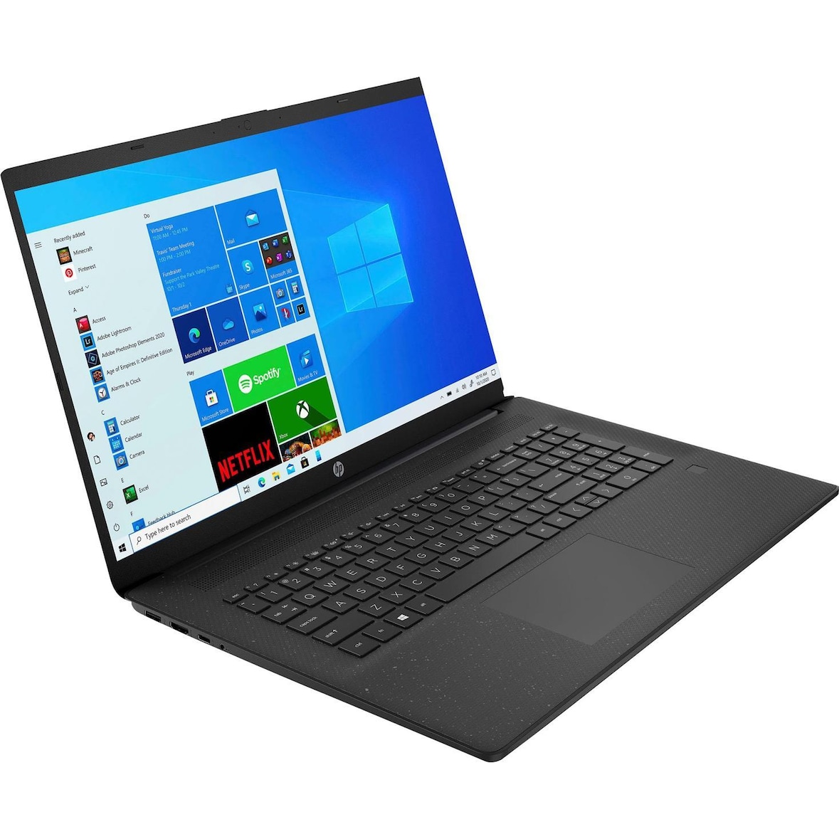 HP 17-cn0212ng 43,9 cm (17,3 Zoll) HD+ Notebook, Intel Pentium Silver N5030, 8 GB RAM, 256 GB SSD, Intel UHD Grafik 605, Windows 10 Home, QWERTZ -