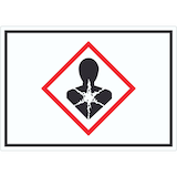 thumbnail of Aufkleber Gesundheitsgefahr Symbol Sensibilisierung der Atemwege A3 (297x420mm)