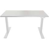 thumbnail of Bisley Tischplatte 140x80 cm in lichtgrau, Schreibtischplatte aus Holz, Holzplatte, Spanplatte kratzfest beschichtet mit ABS-Kante für DIY Homeoffice