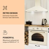 thumbnail of Victoria 90 Dunstabzugshaube 90cm Retro-Design 644,5m³/h 2 LED-Lampen Vintage-Creme