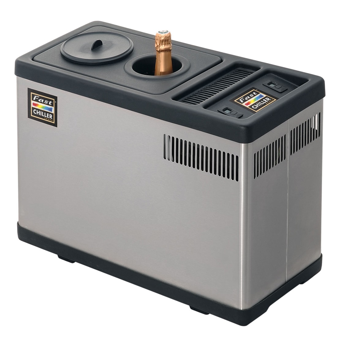 FAST CHILLER Raffreddatore Rapido per Bottiglie da Banco capacità 2 Bottiglie cm 60.5x28.3x44.5