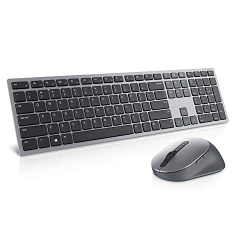 Dell km7321w clavier rf sans fil  bluetooth azerty français gris,