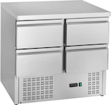 thumbnail of GastroHero Kühltisch Mini Edelstahl GN 1/1 4 Schubladen statische Kühlung +2 °C bis +8 °C 230 V Profi Gastronomie ECO 0/4 900x700x877 mm