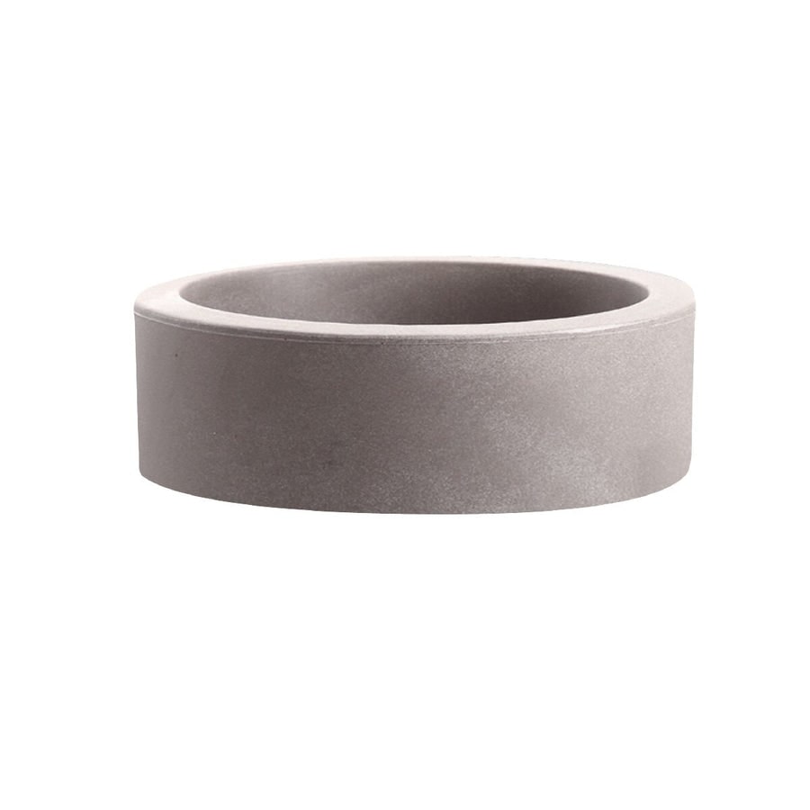 Nicoli Echo Small Ø30 Jarrón Redondo Gris Ceniza