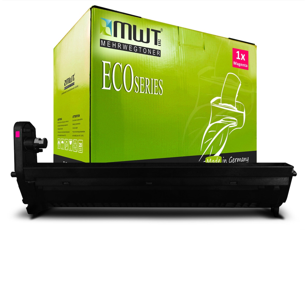 1 Mehrwegtoner kompatible Bildtrommel ersetzt OKI 43381705 s Magenta