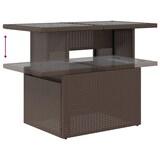 thumbnail of vidaXL 9-teiliges Garten-Sofa-Set mit Kissen in Braun aus Poly-Rattan