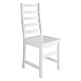 thumbnail of Weißer Stuhl Eris Küchenstuhl Massivholzstuhl Esszimmerstuhl 90.71-21-D W