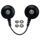 thumbnail of ESD-Erdungskabel, 2x 10 mm Druckknopf weiblich, schwarz, 0,15 m