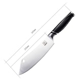 thumbnail of Zayiko NAMI Blockmesser 21 cm Klinge I Scharfes Küchenmesser und Profi Kochmesser aus deutschem Stahl mit ABS Griff und Geschenkbox