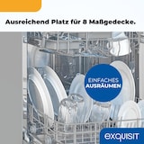 thumbnail of Exquisit Mini-Geschirrspüler, Tischspülmaschine, 55 cm breit, spülmaschine klein, ECO-Modus, GSP5508-030D silber