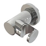 thumbnail of Supporto per doccia con presa acqua integrata, stile tondo in ottone pesante