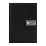 thumbnail of Securit® Lederkollektion – Roh – Bonded-Leder-Speisekarte – A5 (1 Doppelinsert inklusive, zeigt 4xA4)