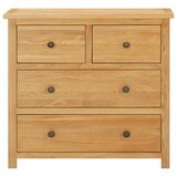 thumbnail of vidaXL Kommode 80×35×75 cm Massivholz Eiche