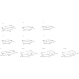 thumbnail of Natureko FSC Kraft snackbakje A9 120x70x35mm