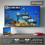 thumbnail of Primewire Premium DisplayPort auf DisplayPort Kabel mit Nylonummantelung 8K 7680 x 4320 @ 60 Hz mit DSC - 1m