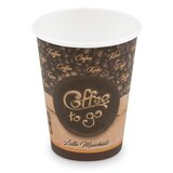 thumbnail of 50x Kaffeebecher L 'Coffee To Go' Latte Macchiato Melange 350ml 420ml