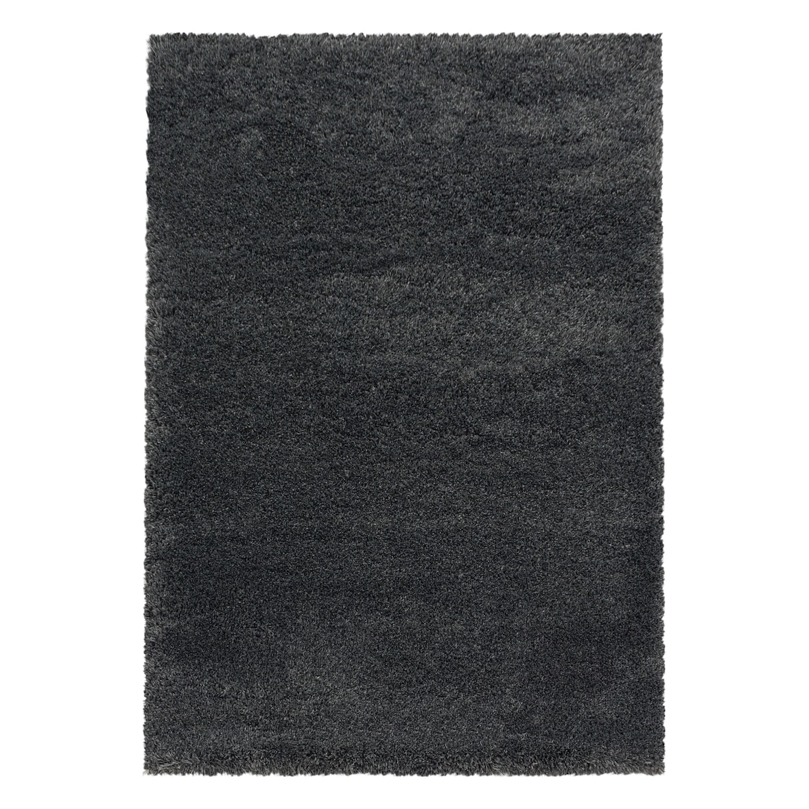 Carpetsale24 Shaggy Hochflor Teppich Grau 200x290 cm Extra Weich & Waschbar - Jute Rückseite, Einfarbig & Flauschig für Wohnzimmer & Schlafzimmer